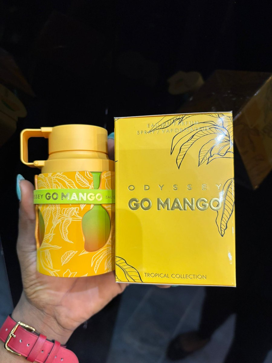 NseIkpe3's tweet image. Armaf Odyssey Go Mango🥭.
A beautiful woody, citrusy mango. It&apos;s not a God of fire dupe. This one is more easy to wear. Love it.
100ml, Edp. N40,000
Unisex.