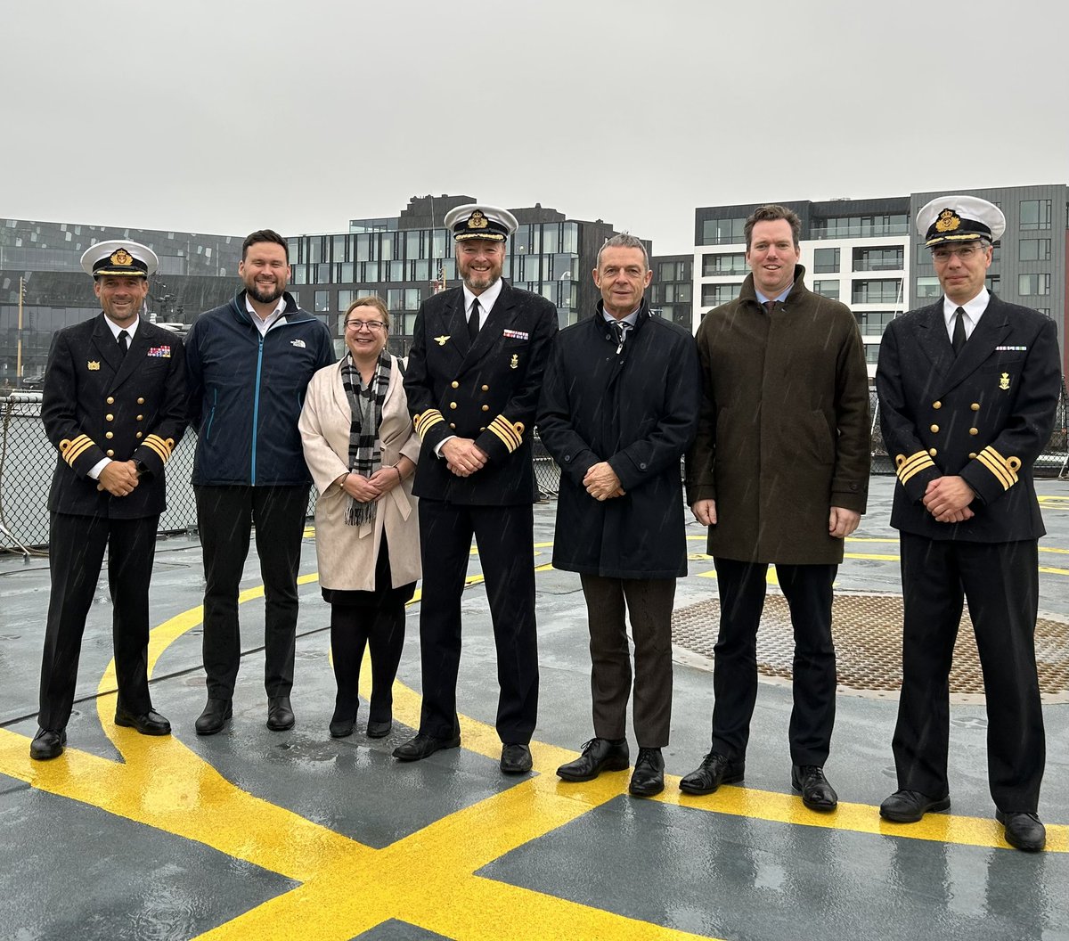 .#Danish #Arctic Patrol Vessel HDMS Thetis in #Reykjavik as part of Arctic mission. Thanks for the briefing. Much appreciated.