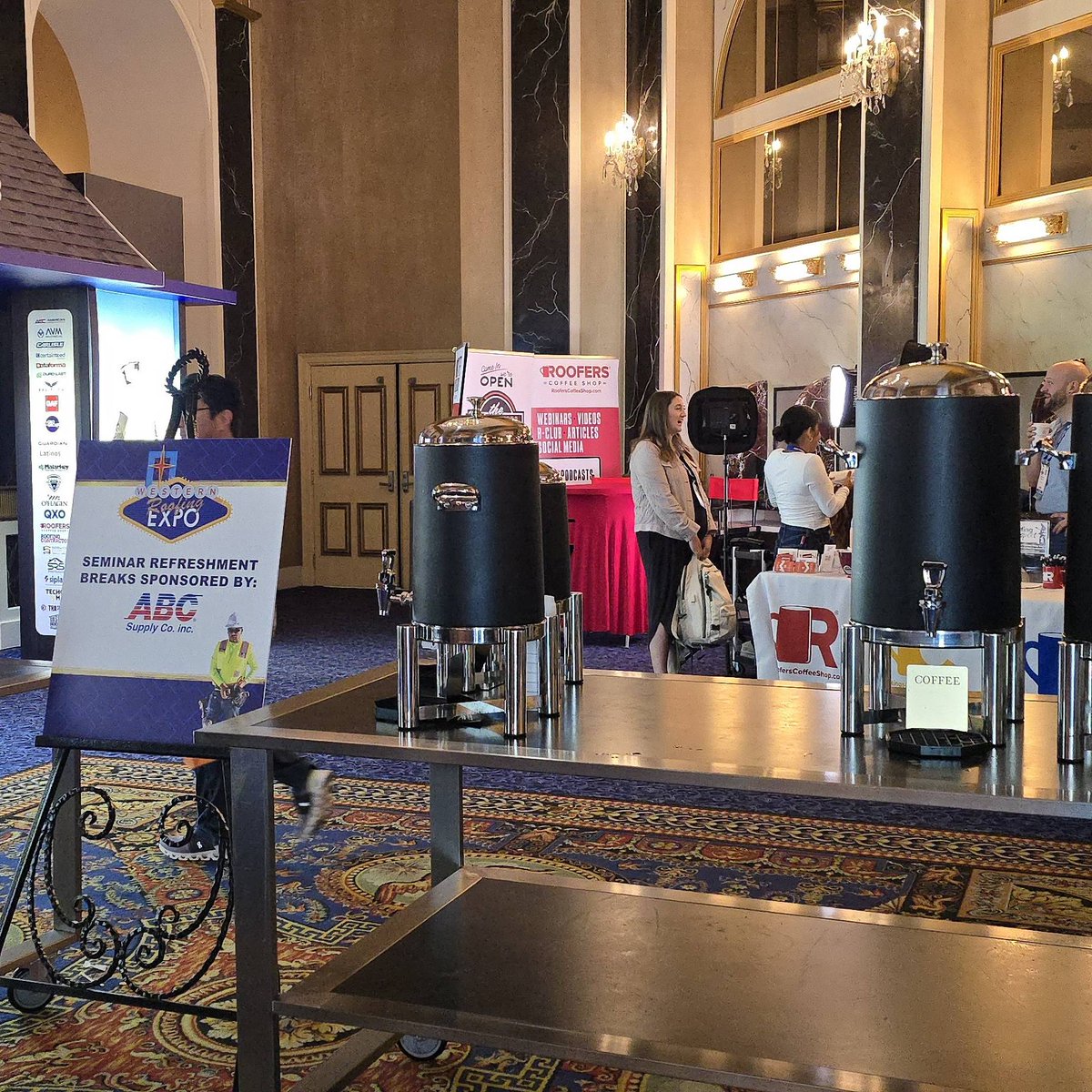 WSRCA's tweet image. Day 2 of Educational Seminars is underway. Thanks to @ABC Supply for helping  us power through the morning with coffee. #WRE2025 #WesternRoofingExpo #Roofing #LasVegas