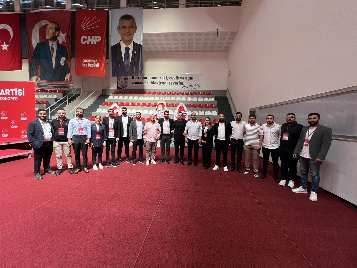 Cumhuriyet Halk Partisi Çukurova Gençlik Örgütü olarak 7. Olağan İlçe Kongremizde yerimizi aldık.

Demokrasi ve birlik ruhuyla gerçekleşen kongremizin partimize hayırlı olmasını diliyor, yeni yönetim kuruluna başarılar diliyoruz.
