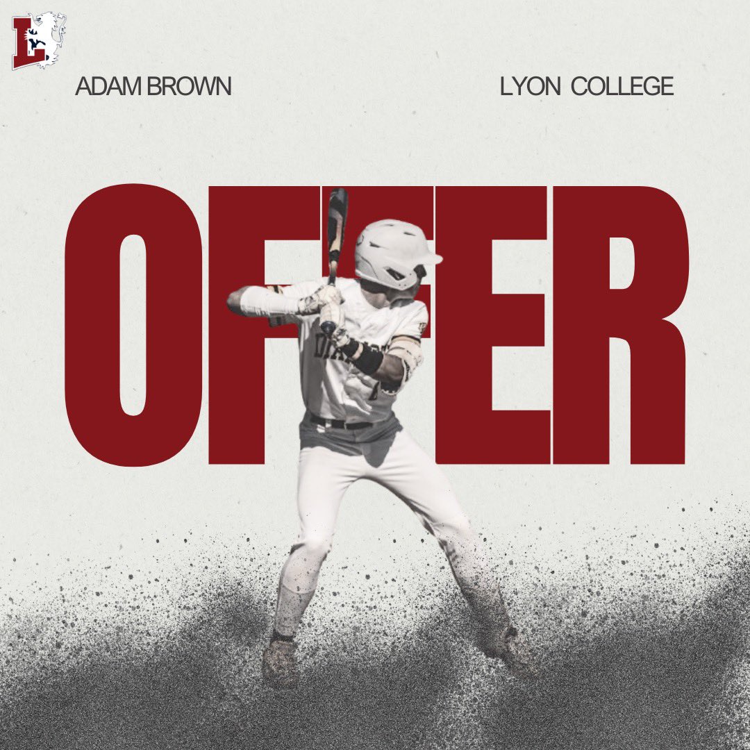 Shoutout to <a href="/DTAdamBrown1/">Adam Brown</a> on earning an offer to play <a href="/LyonBaseball/">Scots Baseball</a>!!