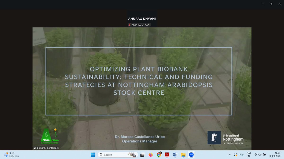 ANURAG DHYANI (@anuragdhyani) on Twitter photo Honoured to Chair Session 2.3: 'Botanical Biobanking' at the 2025 Joint Biobanking Conference: Where Worlds Align – Biodiversity & Human Biobanks, Cape Town, South Africa 🇿🇦 (Sep 29–Oct 3) Honoured to Chair Session 2.3: 'Botanical Biobanking' at the 2025 Joint Biobanking Conference: Where Worlds Align – Biodiversity & Human Biobanks, Cape Town, South Africa 🇿🇦 (Sep 29–Oct 3)