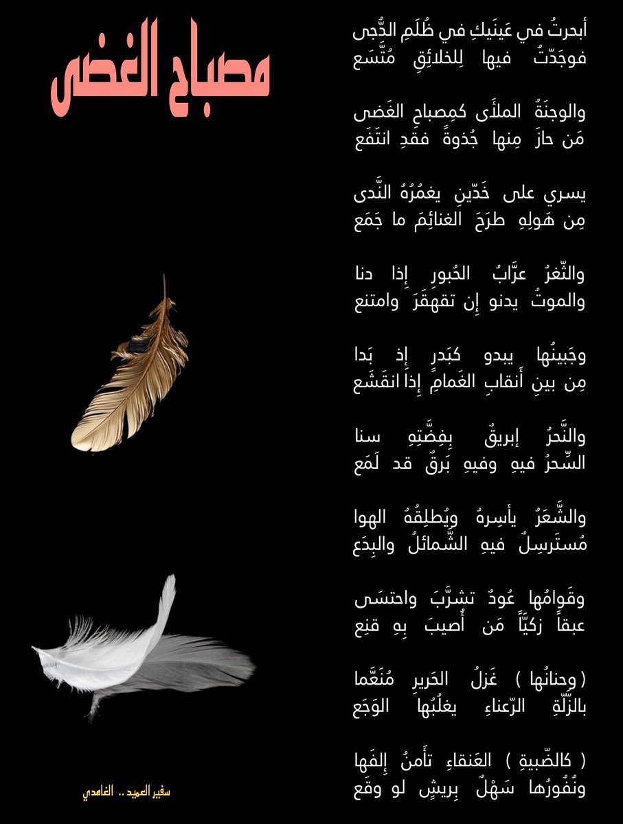 مصباح الغضى ...