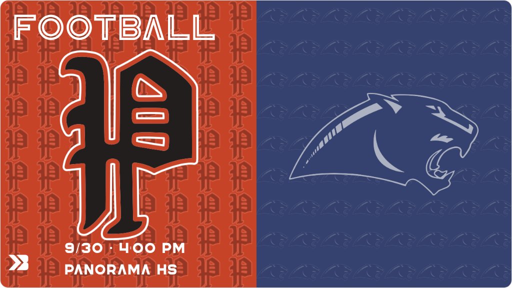 PanoramaFB's tweet photo. Football (Middle School) Game Day! - Check out the event preview for the The Panorama Panthers vs The Pleasantville Trojans. It starts at 4:00 PM and is at Panorama HS Panorama Stadium. https://t.co/dUHNGxlJeH https://t.co/XiIk6yWRc6
