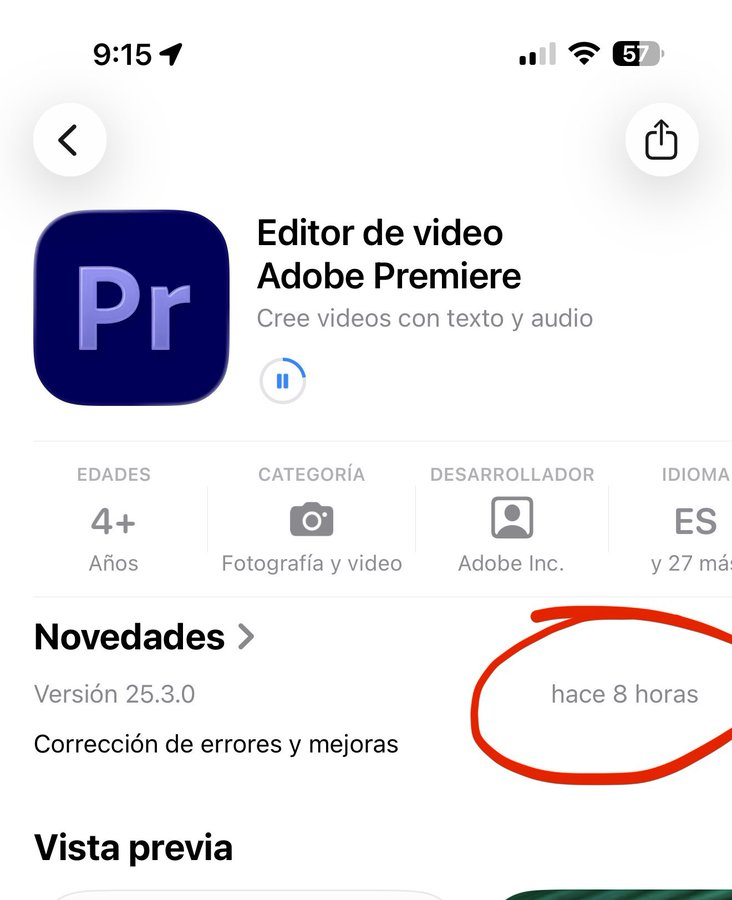 llanther's tweet photo. Ya disponible Adobe Premiere en la App Store de Apple para iPhone.

https://t.co/iGRK2E1UbX https://t.co/9TqaMPtZhi