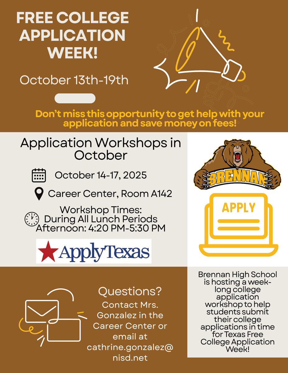 Brennan High School -College and Career Center tweet media