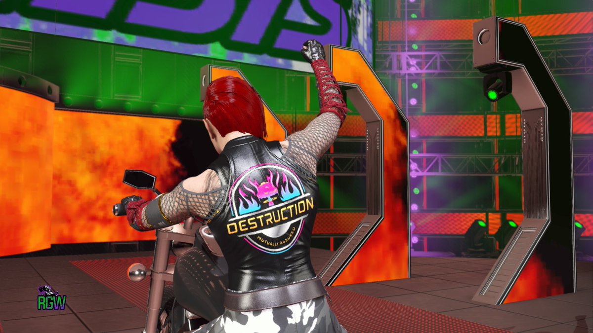 Destruction (<a href="/CHAOSandnumbers/">CHAOS</a>) defeats <a href="/PoisonIvy_RSW/">🖤 LA PRIMERA DAMA 😈</a>, <a href="/Bombsaway21/">The Bombshell Sara Andrews</a> , and Jasmine Bailey (<a href="/MalichiBai457/">“The Lone Wolf”Malichi Bailey</a>) to become the new n1c for the RGW World Championship 

🔽 WATCH LIVE 🔽

twitch.tv/eternalriotwre… 

#WWE2K25