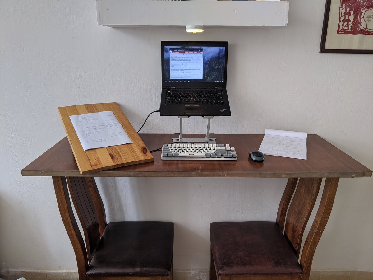 lol this was my desk in college
it’s a little different now