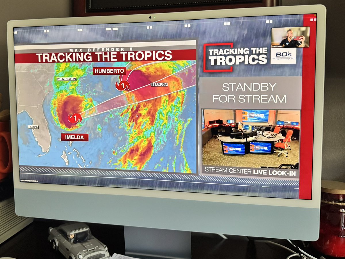 I’m joining <a href="/WFLARebecca/">Rebecca Barry</a> this morning on <a href="/WFLA/">WFLA NEWS</a>’s #TrackingTheTropics, discussing Hurricanes Imelda, Humberto and the #FujiwharaEffect! 

Join us live now on KARKFOX16+! #tropics