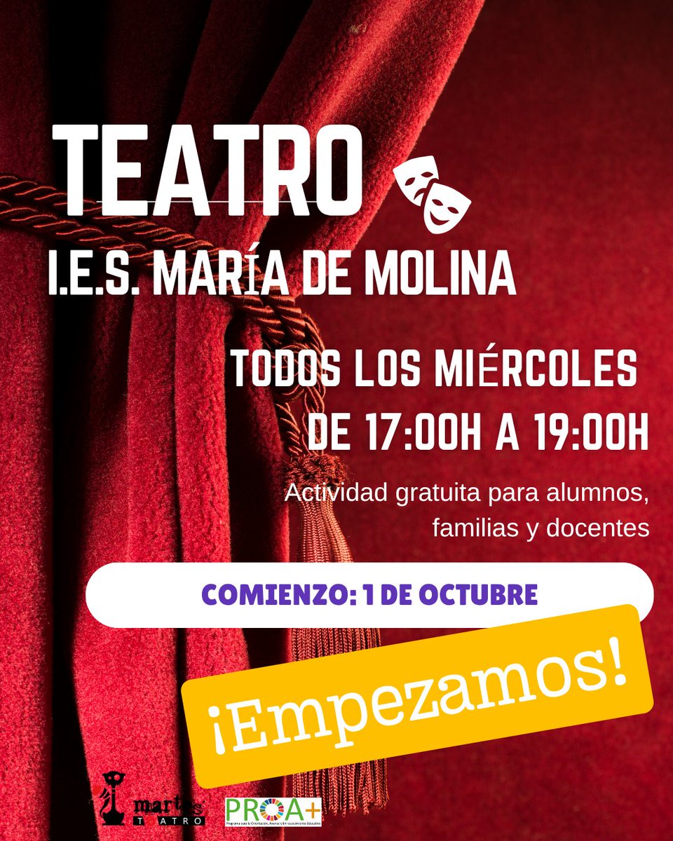 IES MARÍA DE MOLINA (@iesmmolina) on Twitter photo 