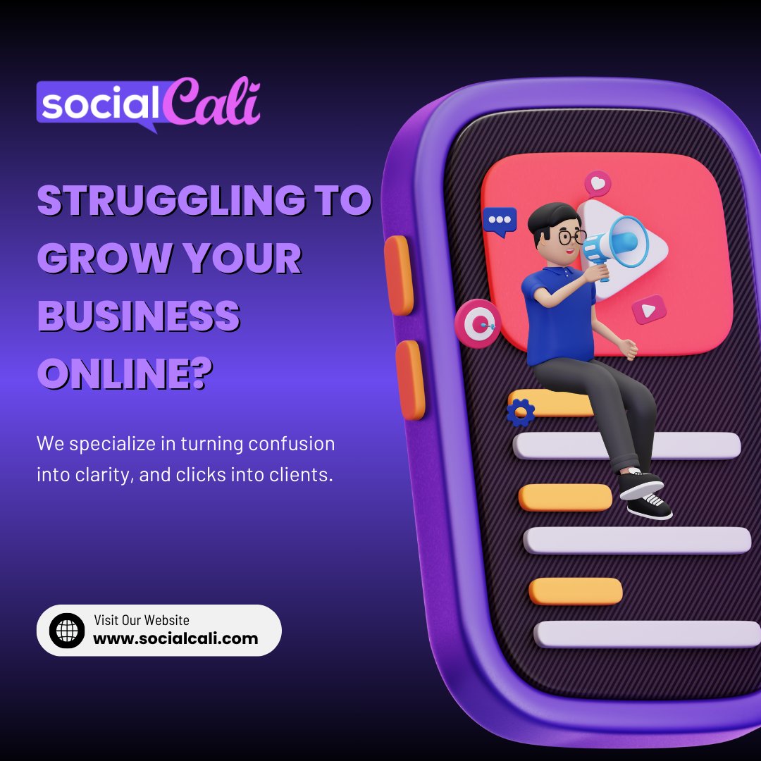 socialcali_'s tweet image. Struggling to grow your business online?

We specialize in turning confusion into clarity, and clicks into clients.

🚀 Let’s launch your next chapter at socialcali.com

#OnlineGrowth #MarketingHelp #SocialCali