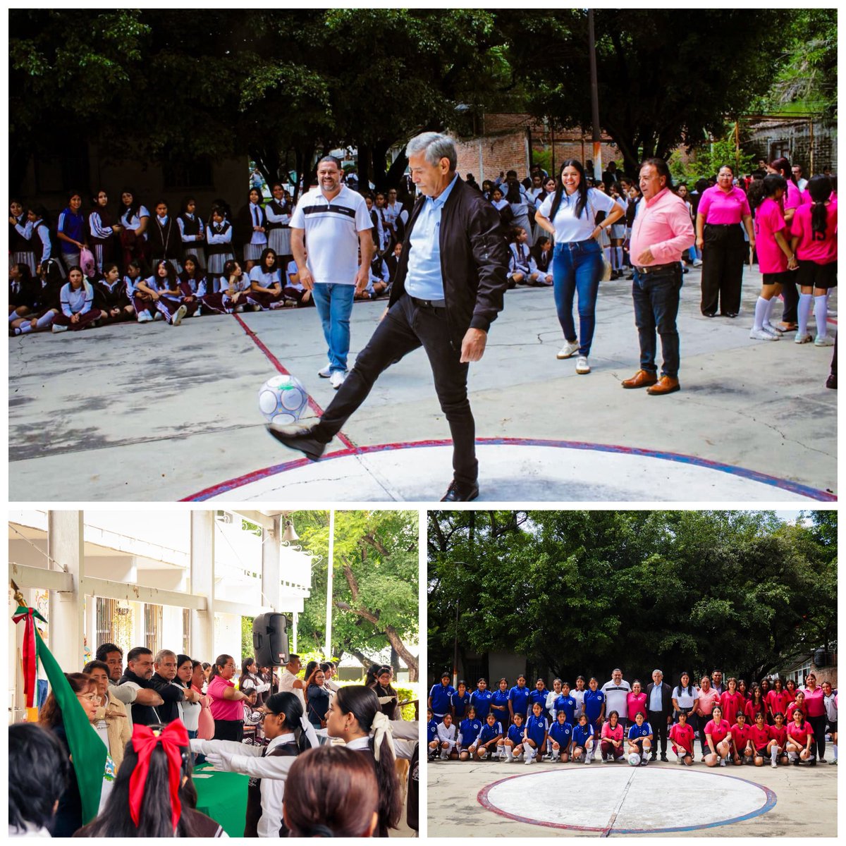 vida_politica's tweet image. FORTALECE #JOSÉLUISURIÓSTEGUI, EL IMPULSO AL DEPORTE CON ARRANQUE DE &quot;ESCUELAS MUNICIPALES”…

El presidente municipal de Cuernavaca, José Luis Urióstegui Salgado, refrendó su compromiso con el impulso al deporte al visitar el internado Palmira, donde dio el arranque simbólico al…