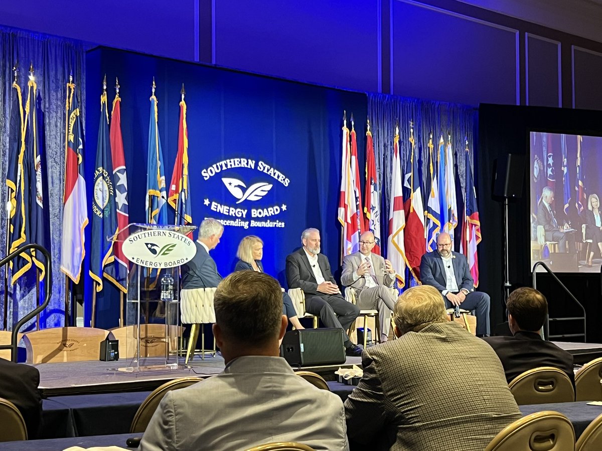 “State Game Plans to Address Energy Needs for Economic Development” is the topic at this morning’s <a href="/SSEBoard/">SSEB</a> #SSEB65 annual meeting program. Proud to work with the world-class <a href="/TVAnews/">Tennessee Valley Authority</a> ED team! tva.com/the-powerhouse…