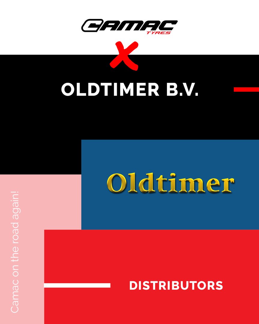 CamacTyres's tweet photo. #CamacTyres partners with Oldtimer B.V. to bring our range of vintage and specialist tyres to the heart of the Netherlands. With their passion for classic cars and extensive market knowledge, Oldtimer B.V. ensures our tyres reach restorers and enthusiasts with speed, and support. https://t.co/DrL7lqURGS