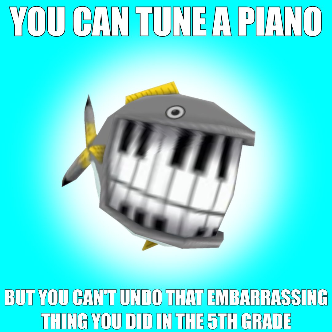 Hey guys. What's the difference between a Piano and a Fish?