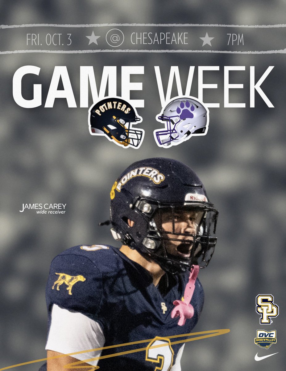 GAMEWEEK
Friday Night 7PM 
South Point @ Chesapeake 

Let’s Go!!!

Photo Credit: Reece Booth