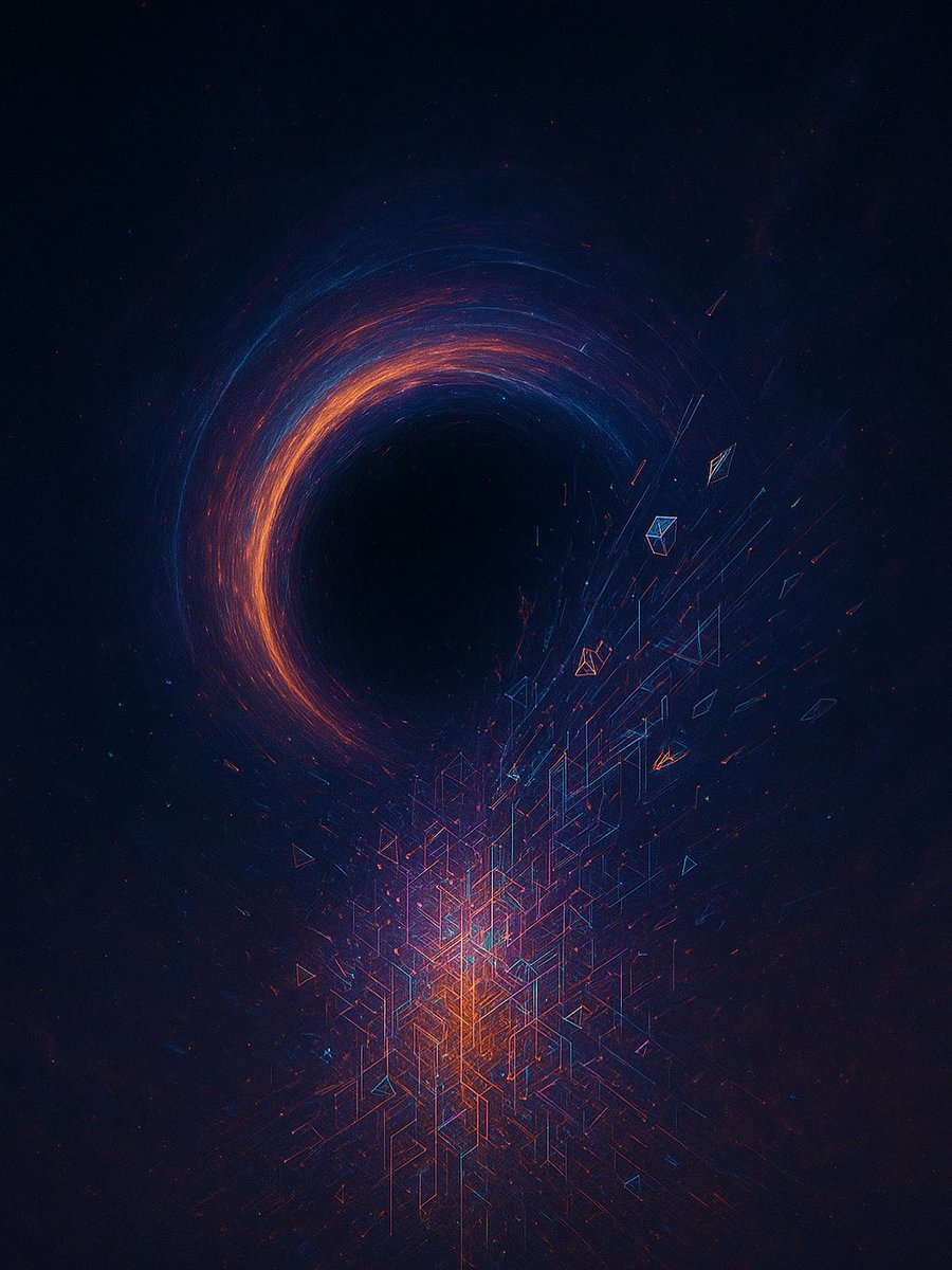 aurenzaverse's tweet photo. 🌌 A black hole bursts — not into darkness, but into neon geometry and sacred architecture. Collapse becomes creation.
Dramatic bidding closed at $2.7M.
#Aurenza #InfinityCollapse #NeonGeometry #PhilosophicalArt #ArtMarketRecords https://t.co/ZN0yDD7GAA