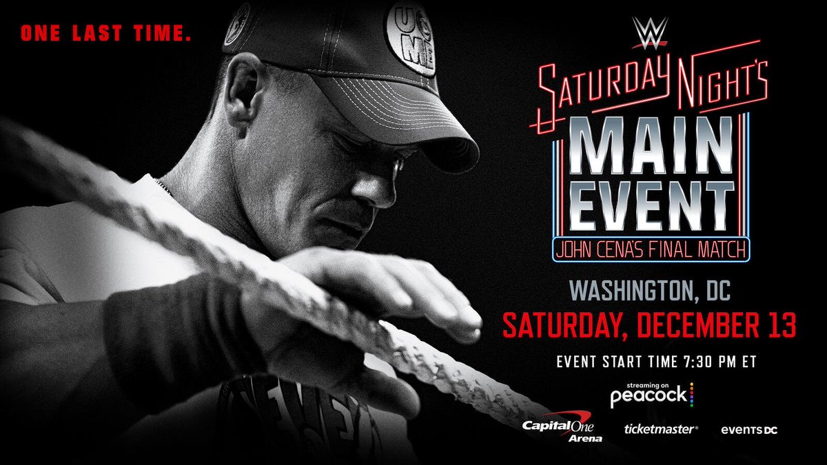 NationVaquer's tweet image. Can’t believe that #SNME is the last appearance for John Cena 

I hope he has a perfect opponent to close his retirement tour