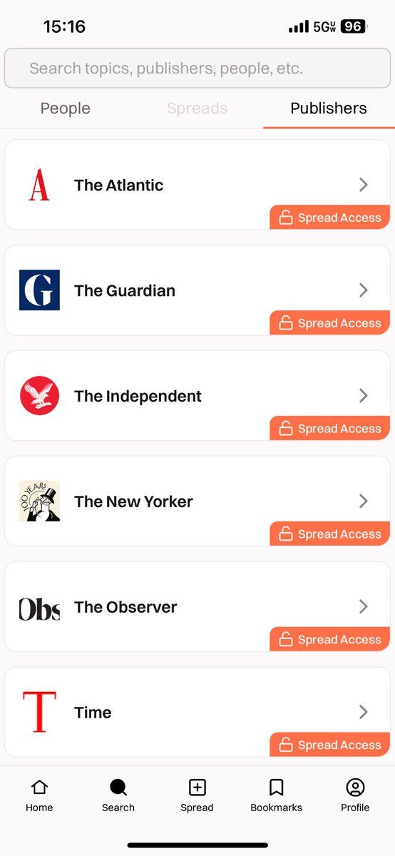 Via the Spread App you can now read all these outlets beyond the paywall! And share what you are reading and see what the rest of us are reading 

It’s really a great app to join.