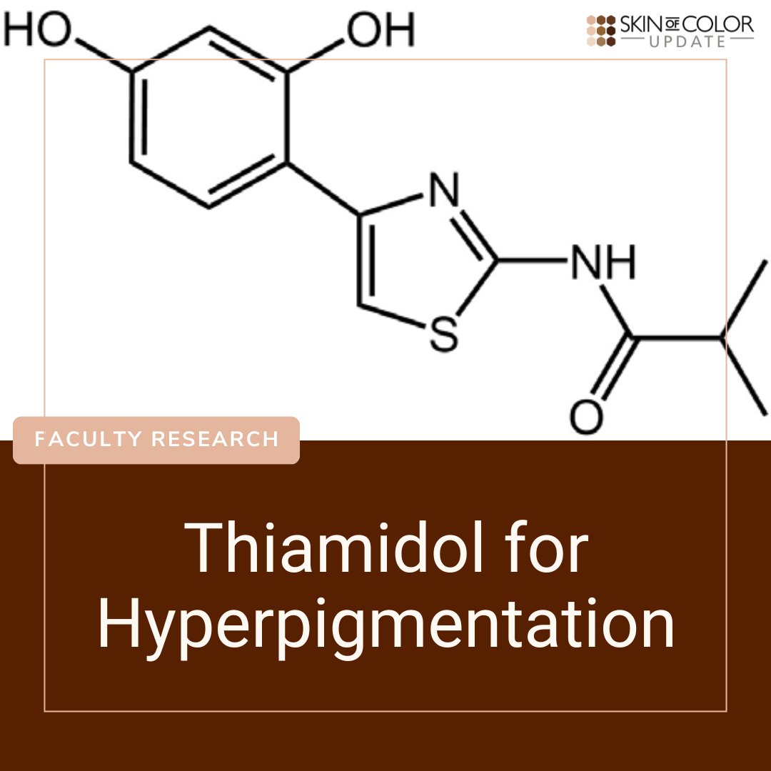 Skin of Color Update faculty are experts in skin of color dermatology. Eight faculty members were involved with this recent <a href="/jddonline/">Journal of Drugs in Dermatology (JDD)</a> article on Thiamidol for hyperpigmentation: ow.ly/fCBy50X3MR7

#SkinOfColorDermatology #HyperpigmentationTreatment #DermatologyResearch