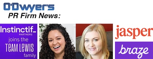 PR firm news: <a href="/teamlewisglobal/">TEAM LEWIS</a> acquires comms consultancy &amp; strategic reputation advisor Instinctif Partners UK... Jack Public Relations, focused on venture-backed companies, legacy brands &amp; VC firms, is launched Jacqueline Agudelo... <a href="/MarketingMaven2/">Marketing Maven</a> CEO Lindsey Carnett was