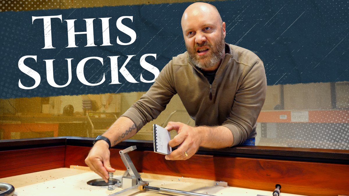 Our Gaming Table Lift Is STILL Giving Us Trouble... 🔨💥 youtube.com/watch?v=_v8J6O…

#woodworking #manufacturing #furnituredesign