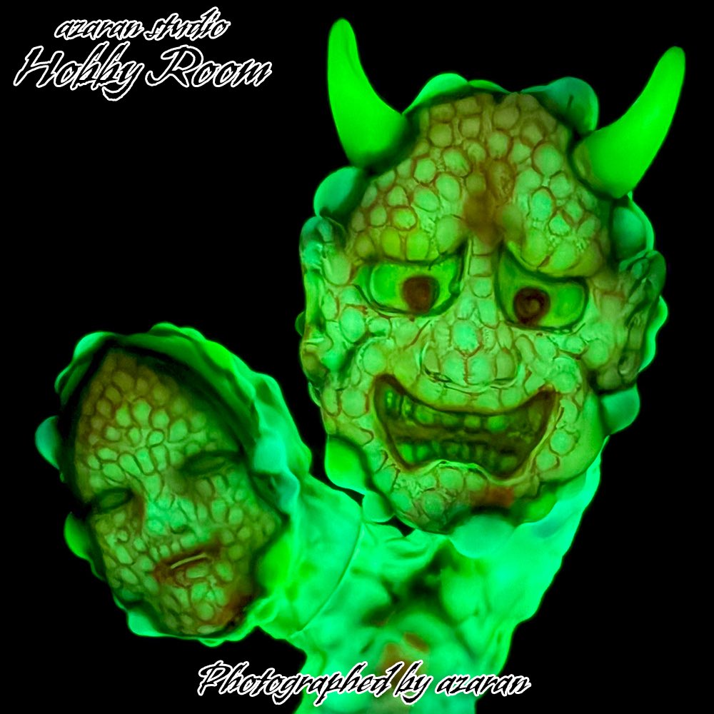 かっこわらい雑貨店 除々神様 1期 GID 蓄光 ソフビ インディーズ