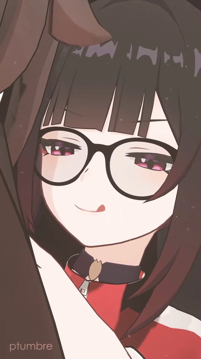 oh-

Ah, of course!
Let me put on my glasses.

*her lenseless ones, naturally.*