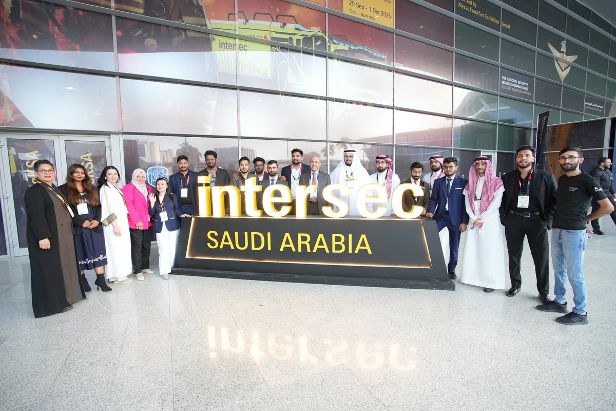 A big thank you to 1st Arabia for their outstanding effort in organizing such a remarkable event. Your dedication and professionalism made Intersec Saudi Arabia 2025 a true success!

شكراً جزيلاً لـ فريق العربية الاولى على جهودهم المميزة في تنظيم هذا الحدث الرائع. بفضل تفانيكم