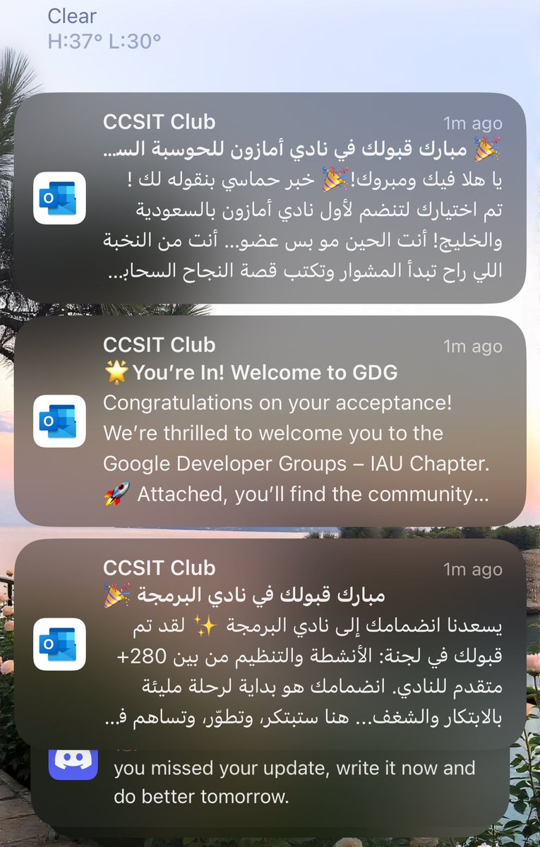 rody3865's tweet image. Best news🤍🤍I’m happy to continue the journey
@IAU_CCSIT
@ccsit_club
@AWSCloudClubIAU
@Programming_Iau
@GDG_IAU
#IAU_CCSIT
#PROGRAMMING_CLUB
#CCSIT_CLUBS