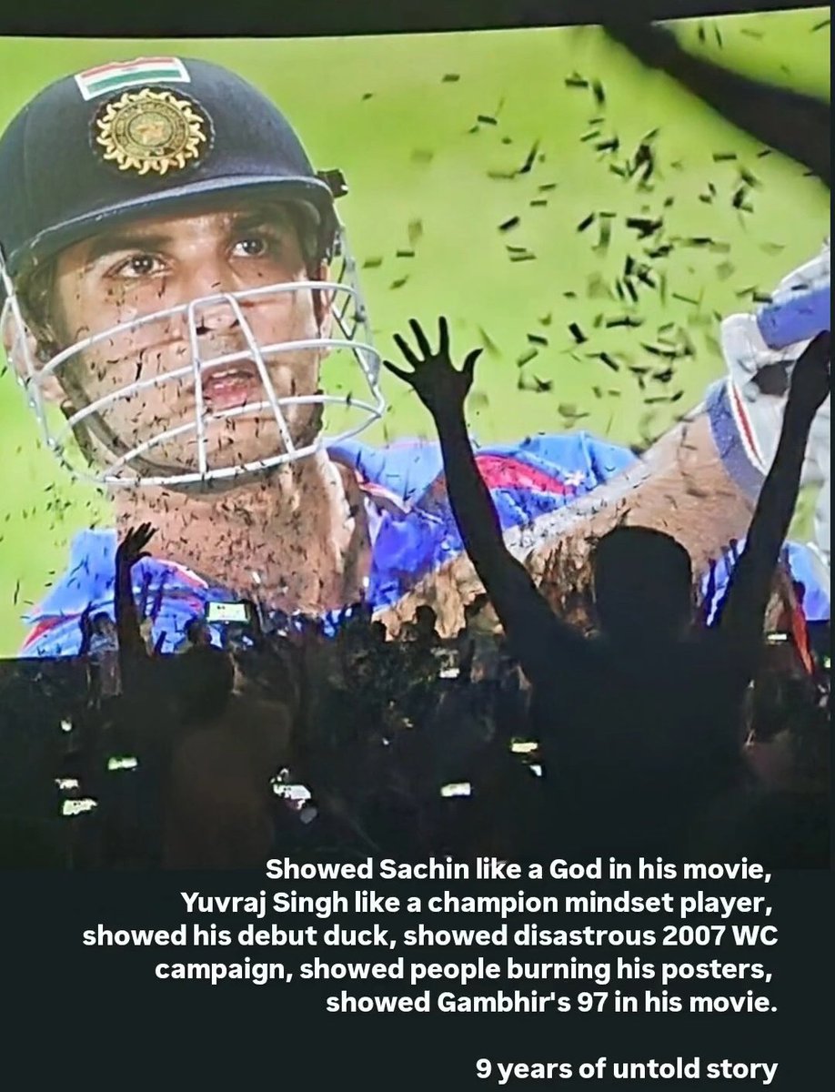 Jagannadhnsk24's tweet image. 9 years of #msdhonitheuntoldstory 🎬