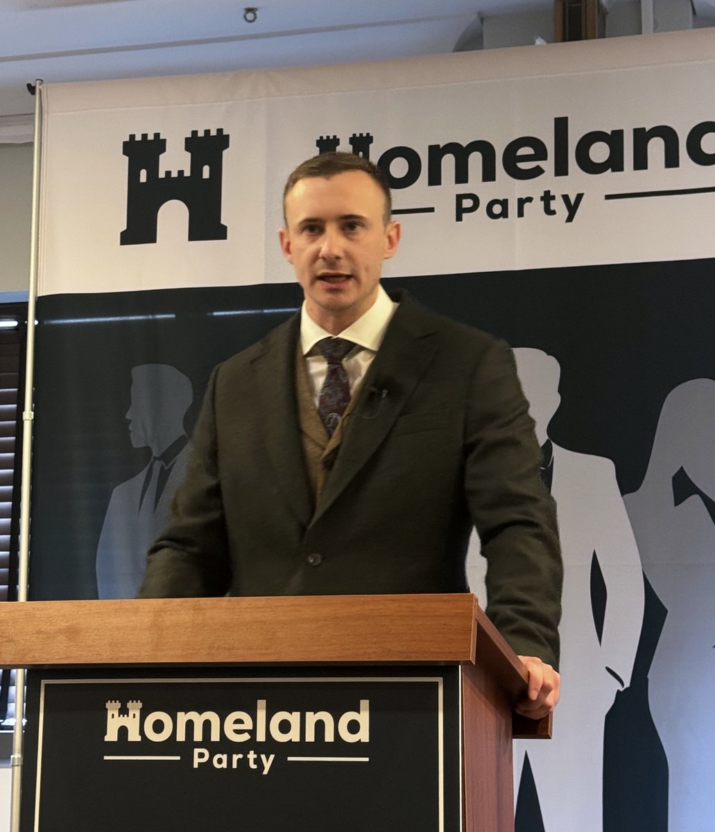 Homeland_Party's tweet image. National Media Officer @AlecCave delivers a speech on our current phase of laying the foundations to ensure our movement's longevity.
