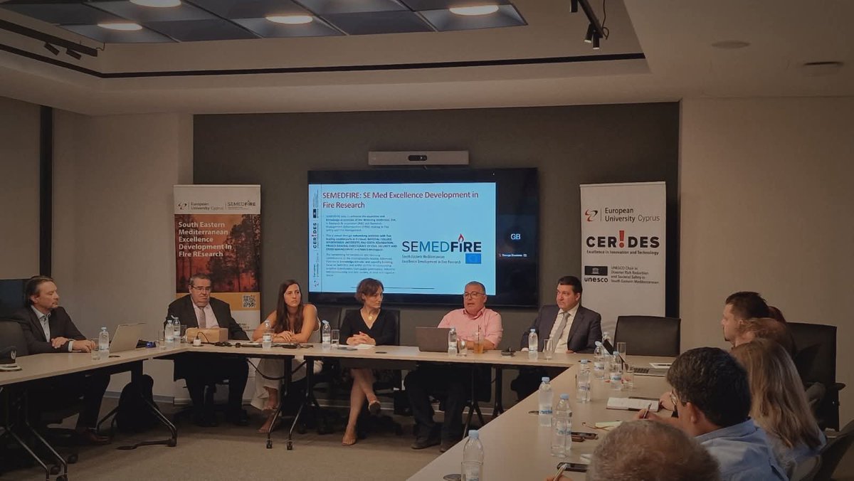 semedfire's tweet photo. π€ Delighted to have co-hosted on 29 September 2025, with our #widening #coordinator @CoE_CERIDES @EuropeanUniCy an #InfoEvent in collaboration with @AirbusHeli & support of @FranceaChypre π«π· .
π₯π³ππ©οΈπ°οΈ
The event focused on #AerialFirefighting.
ππ
https://t.co/6VA16r0hvd https://t.co/LnfuvF8xSq