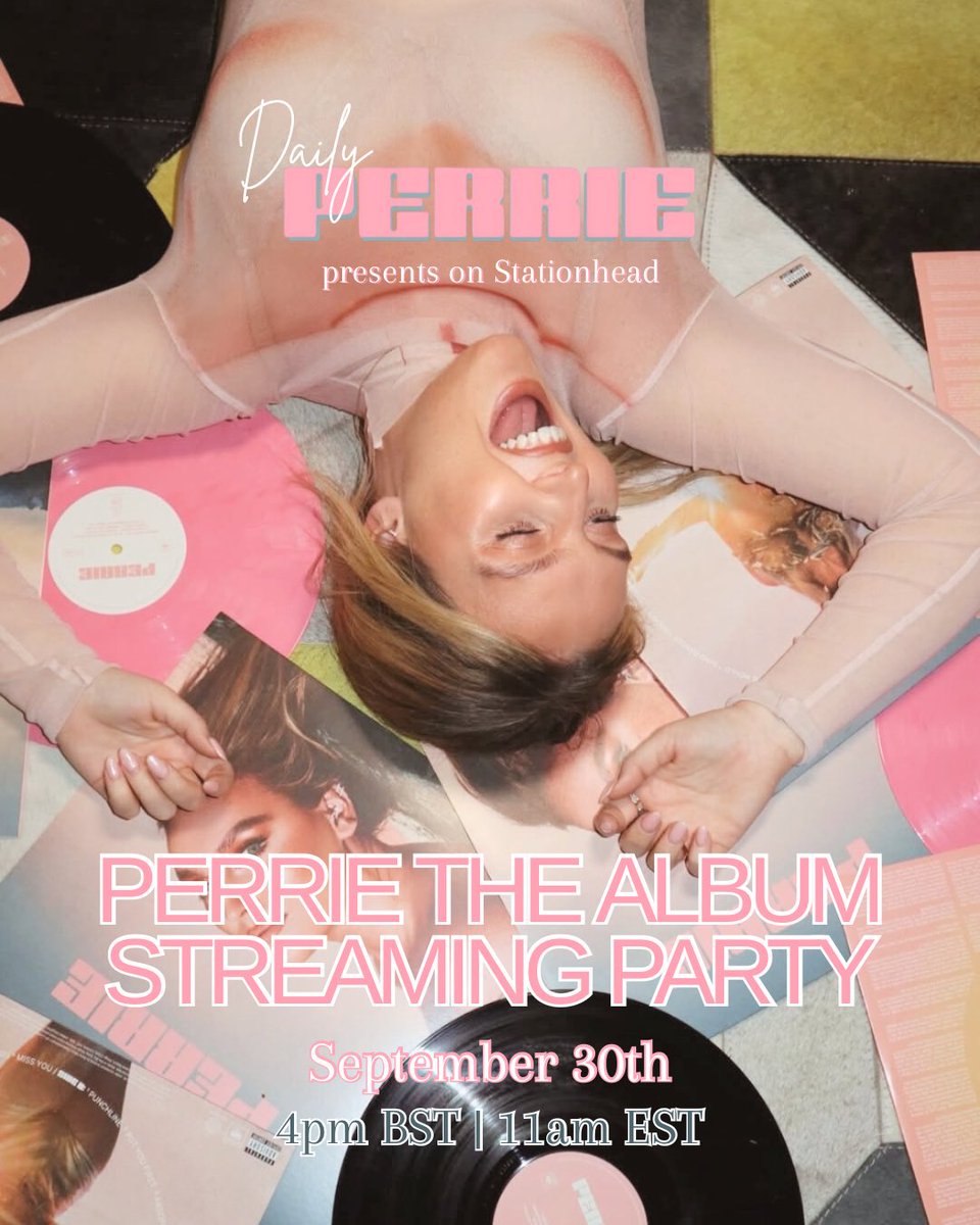 dailypedwards's tweet image. 💕PERRIE THE ALBUM
STREAMING PARTY💕

WHEN: TODAY (SEPTEMBER 30TH)
WHERE: STATIONHEAD
TIME: 4pm BST | 11am EST 

UK Auras, let’s stream together to get Perrie that Top 3 debut on Friday!

🔗 stationhead.com/dailyperrie