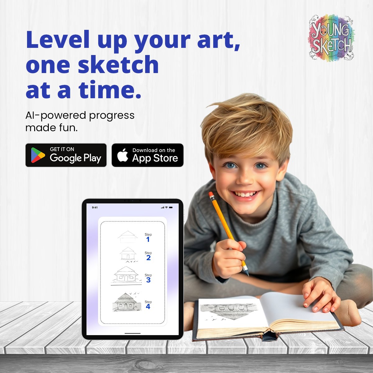 SeedDataSystems's tweet photo. Level up your art with Young Sketch! Our Al-powered app makes learning to draw easy and fun with step-by-step guidance.
Download now!
App Store:
https://t.co/8bIArqpRGS…
Google Play:
https://t.co/ADcRcWn6MM…
#YoungSketch #Drawing #AI #ArtApp https://t.co/ZXQQn2s7tc
