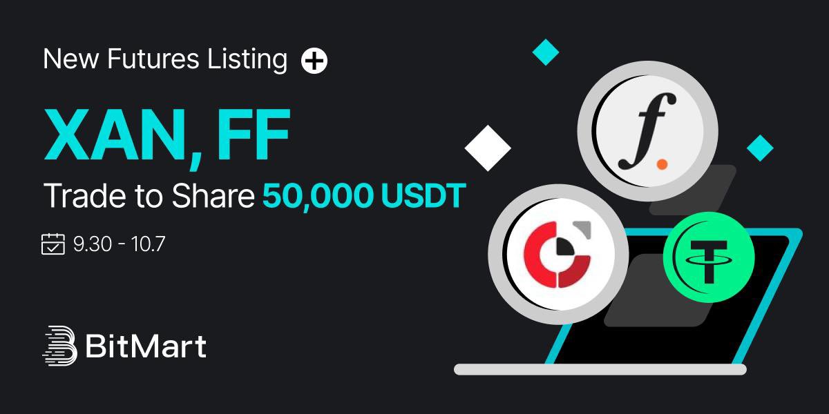 BitMart_Futures's tweet image. 🚀 New Futures Listing Competition: $XAN &amp;amp; $FF 🥳

🔥 Enjoy a 20,000 USDT New User Benefit &amp;amp; grab your share of the 30,000 USDT Prize Pool!

👇 Trade now and win big!
bitmart.com/en-US/activity…