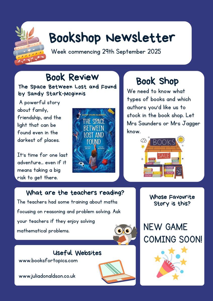 Here's our bookshop newsletter this week. We hope you are all reading something great. Let us know .... <a href="/OpenUni_RfP/">Reading for Pleasure 🧶</a>