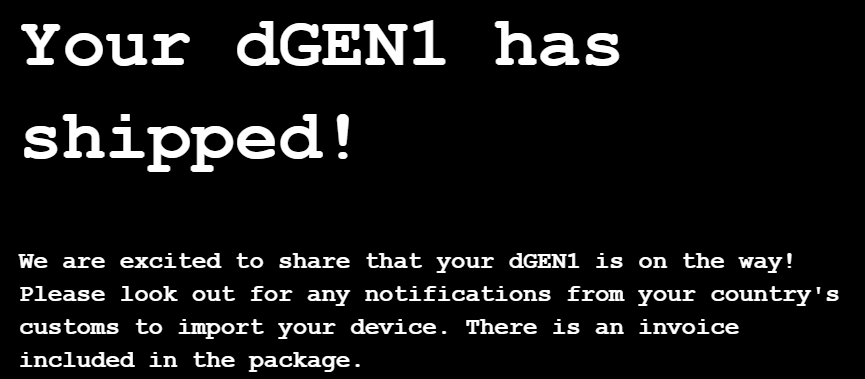 Oh yeah - yesterday in my mailbox <a href="/EthereumPhone/">ethOS</a> 

Can't wait to hold it in my hands 📱🔥