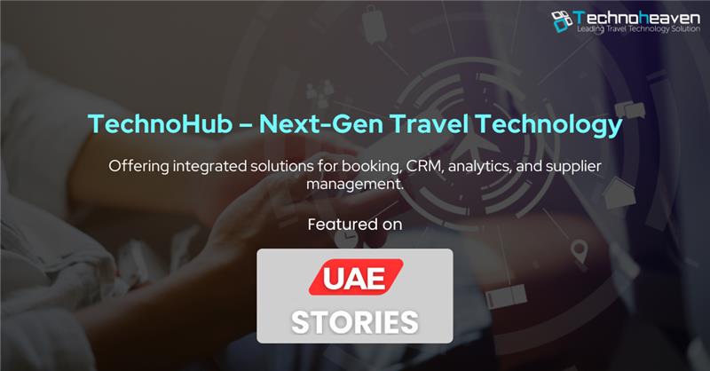 TechnoHeavenC's tweet image. Technoheaven Consultancy Pvt. Ltd has launched TechnoHub, a future-ready Travel Management Platform built to empower travel professionals across the globe.
 
Learn more: bit.ly/4mIKqpM
 
@uaestories_  #Technoheaven #TechnoHub #TravelTechnology #UAEStories #Innovation