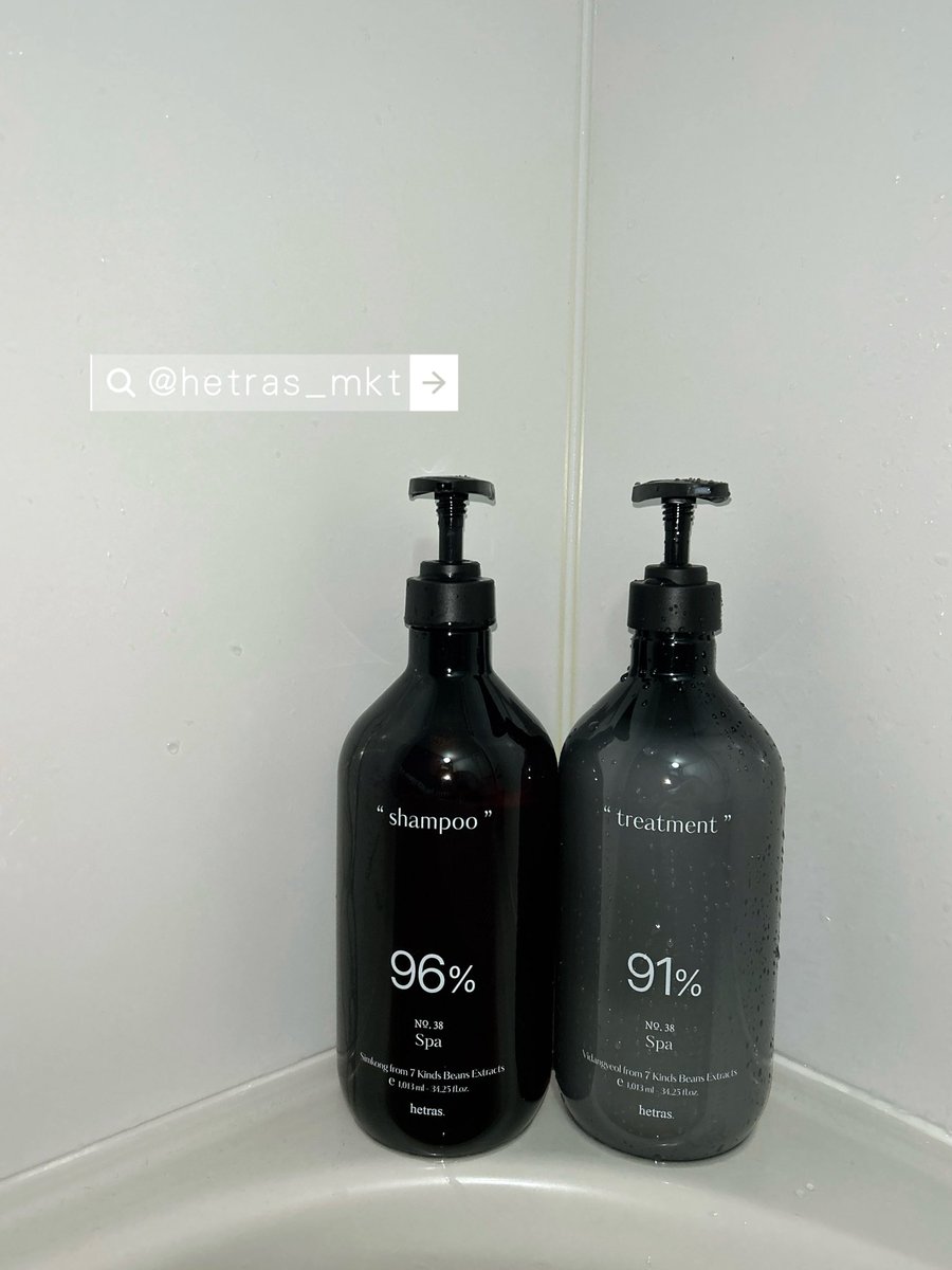 __c___k__'s tweet photo. 韓国一位香りブランド@hetras_mkt8 のシャンプーとトリートメント🧴🫧
最近出会えたこの子は特にお気に入り🥺✨ 香りはもちろん、パケも大優勝🏆♡
お風呂時間がご褒美になるアイテム🤍
ここまで高いクオリティーなのにコスパもいいの、、🥺💦
最近は美容師さんにも褒められる美髪👶🏻 https://t.co/YpeDRjvo5t