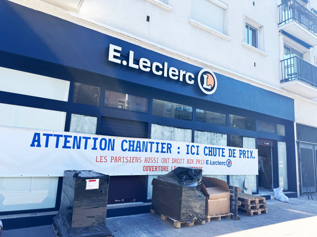 [ EXCLU ] Les premières images du premier “Leclerc Proxi” parisien…

ici &gt;&gt; olivierdauvers.fr/2025/09/30/exc…