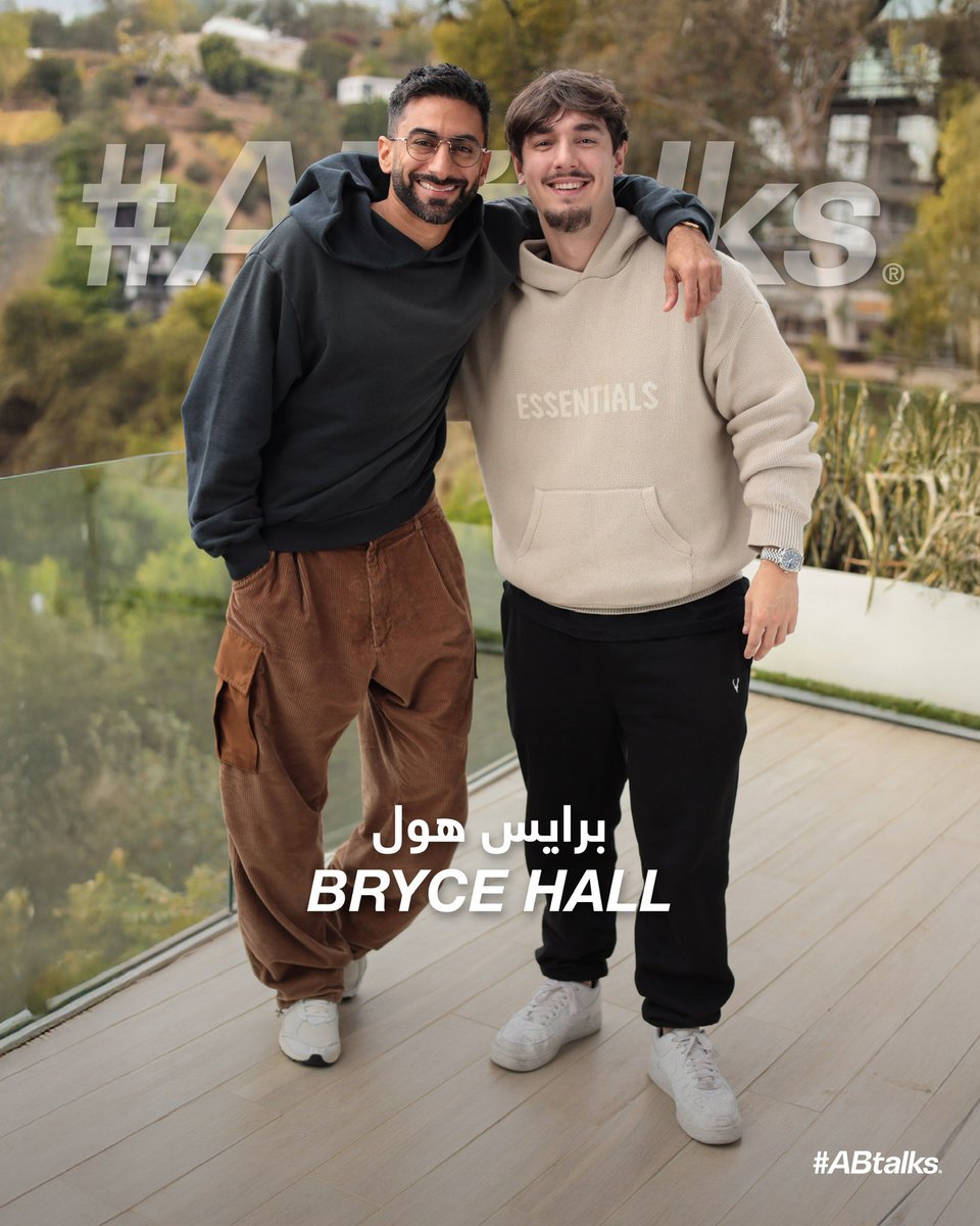 abtalks's tweet image. Tonight 🍿 #ABtalks with Bryce Hall | Chapter 234 | مع برايس هول  🇺🇸🥊

Bryce Hall, American social media personality, YouTuber, and BKFC fighter, sits down with #ABtalks for one of his most revealing conversations yet. With over 30 million followers across his platforms, he…