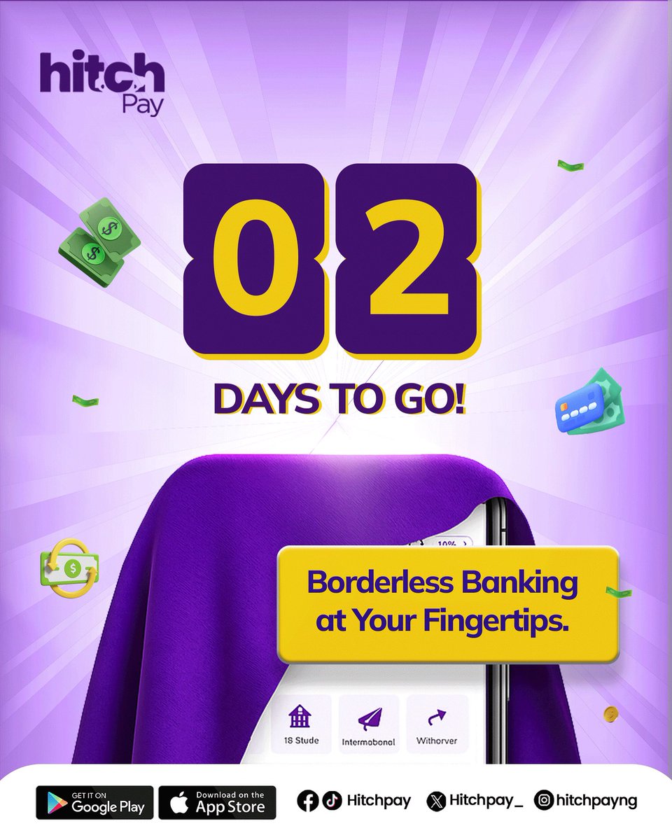 hitchpay_'s tweet image. The countdown continues…

Stay tuned!

#HitchPayGlobal #Twodaystogo