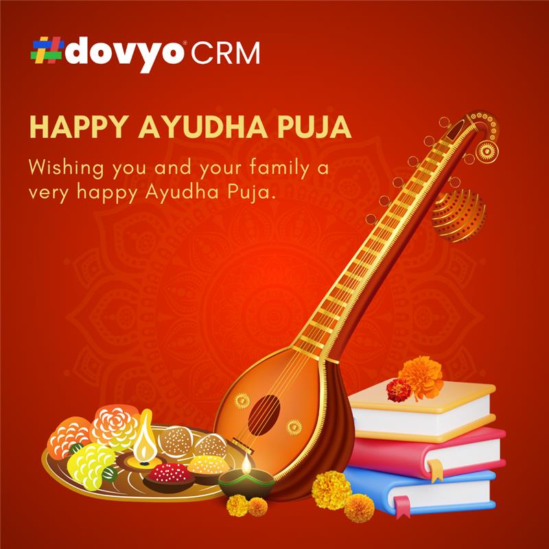dovyotech's tweet image. Wishing you and your family a blessed Ayudha Pooja. May this day bring prosperity, peace, and success in all your endeavors.
#dovyo #dovyocrm #ayudhapooja #wishes #celebration