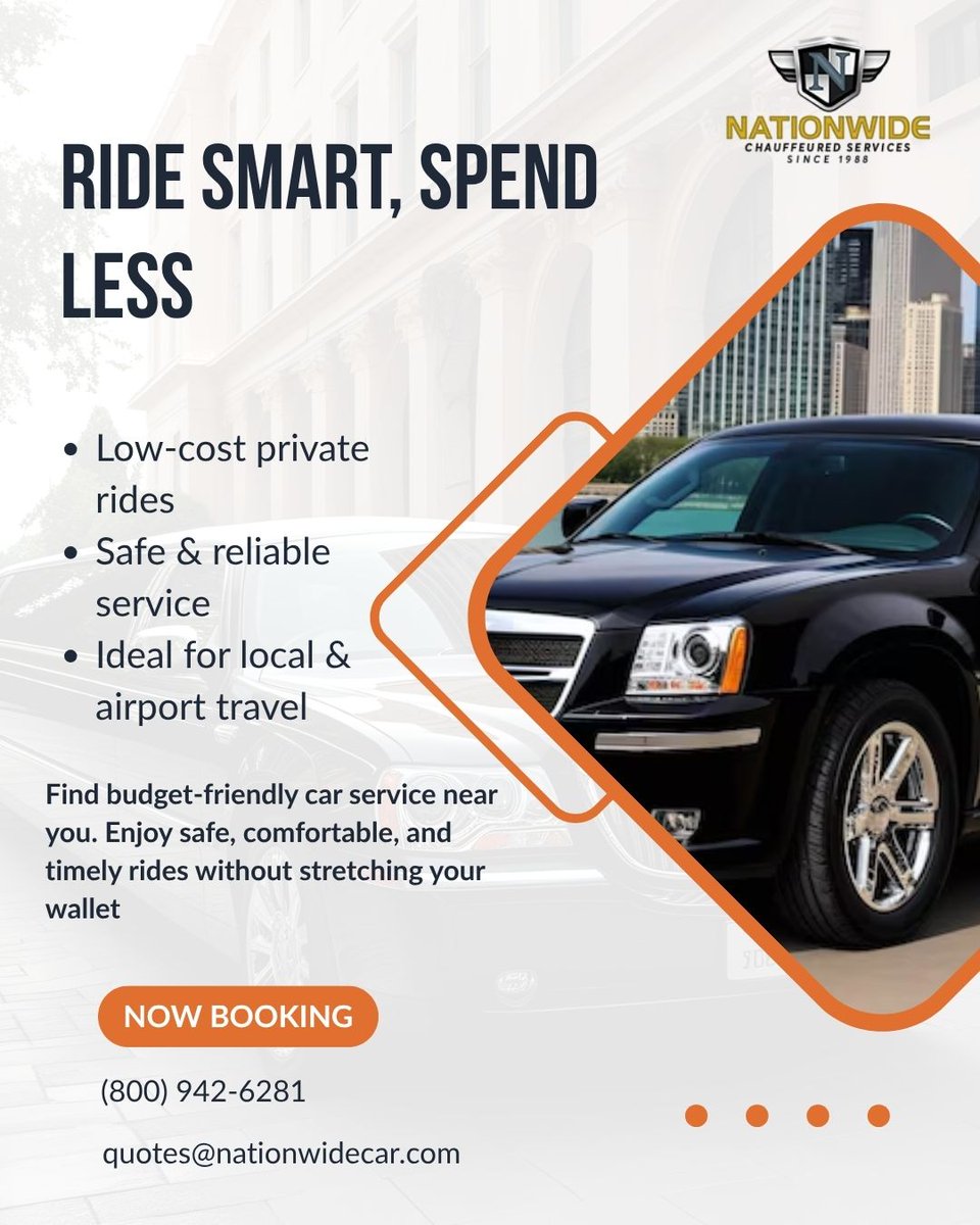 nationwidecar20's tweet image. Need a Cheap Car Service Near Me
📞 Call/Text (800) 942-6281 | 📧quotes@nationwidecar.com
Visit: bit.ly/3VHDI8p
#CheapCarServiceNearMe #AffordableCarService #LuxuryForLess #NationwideChauffeuredServices #VIPCarService #ExecutiveCarService #AirportCarService