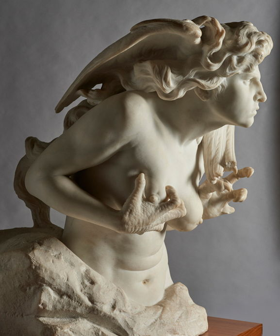 xmuse_'s tweet image. Mary Pownall - The Harpy Celaeno, 1902