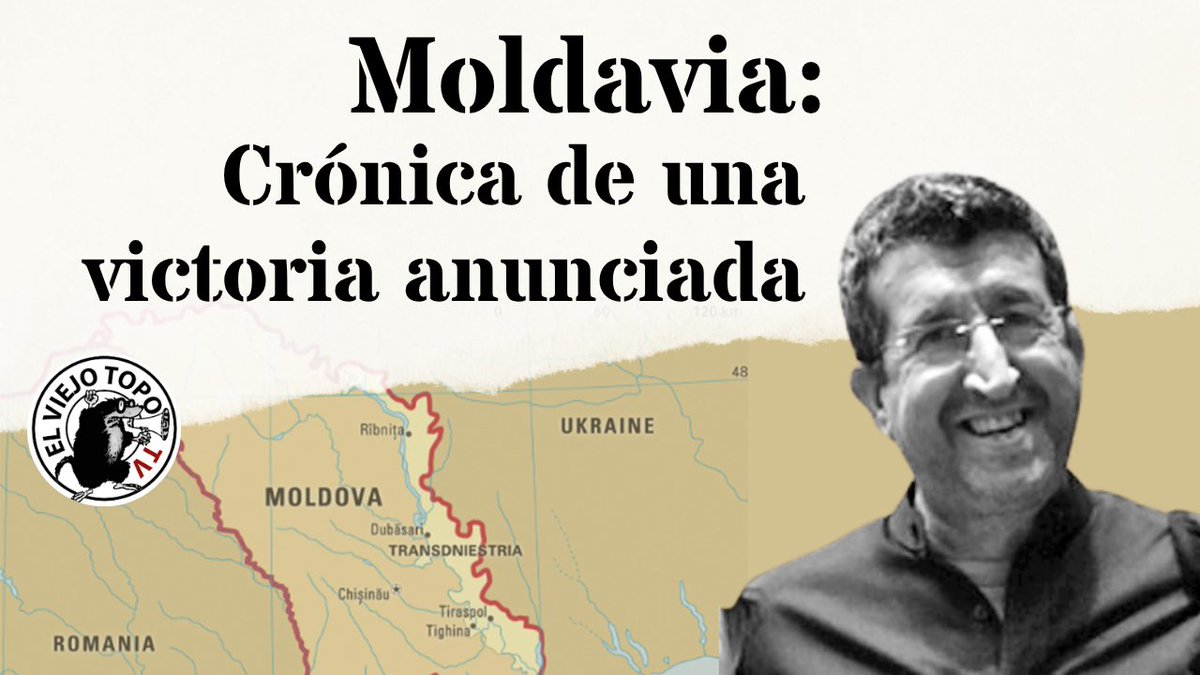 Viejo_Topo's tweet photo. 🌍 Más allá de los comicios moldavos, Eduardo Luque nos invita a mirar el mapa: Transnistria, Ucrania y la sombra de un posible nuevo frente para Rusia.
🎥 https://t.co/6JyokDHI9R
#ElViejoTopo #ColumnasEVT #Moldavia #Transnitria #Ucrania #Rusia #OTAN https://t.co/Pol3TLgzxW