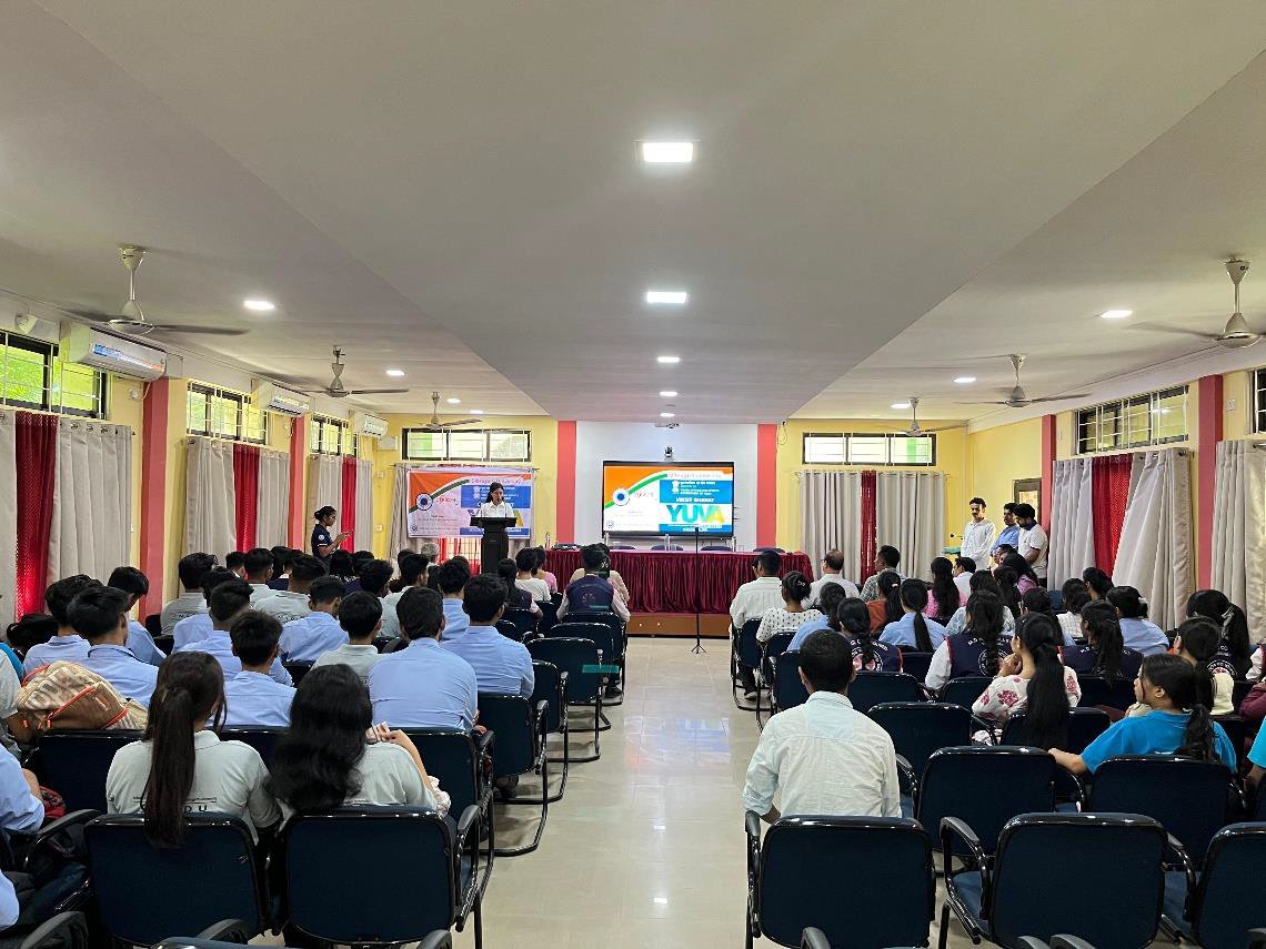 nss_rdguwahati's tweet photo. Dibrugargh University, Assam organised Viksit Bharat Yuva Connect - Seva Pakhwada Edition inspiring youth leadership and civic action along with Youth Icon Kezia Chettri.
@_NSSIndia
@YASMinistry
@MYBharatHQ
@mansukhmandviya
@khadseraksha
#ViksitBharat #MYBharat #VBYC https://t.co/lbpniEbI4m