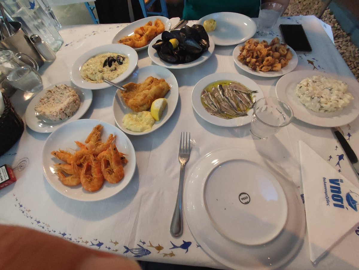The only table I want to be at. Greek meze for the win!