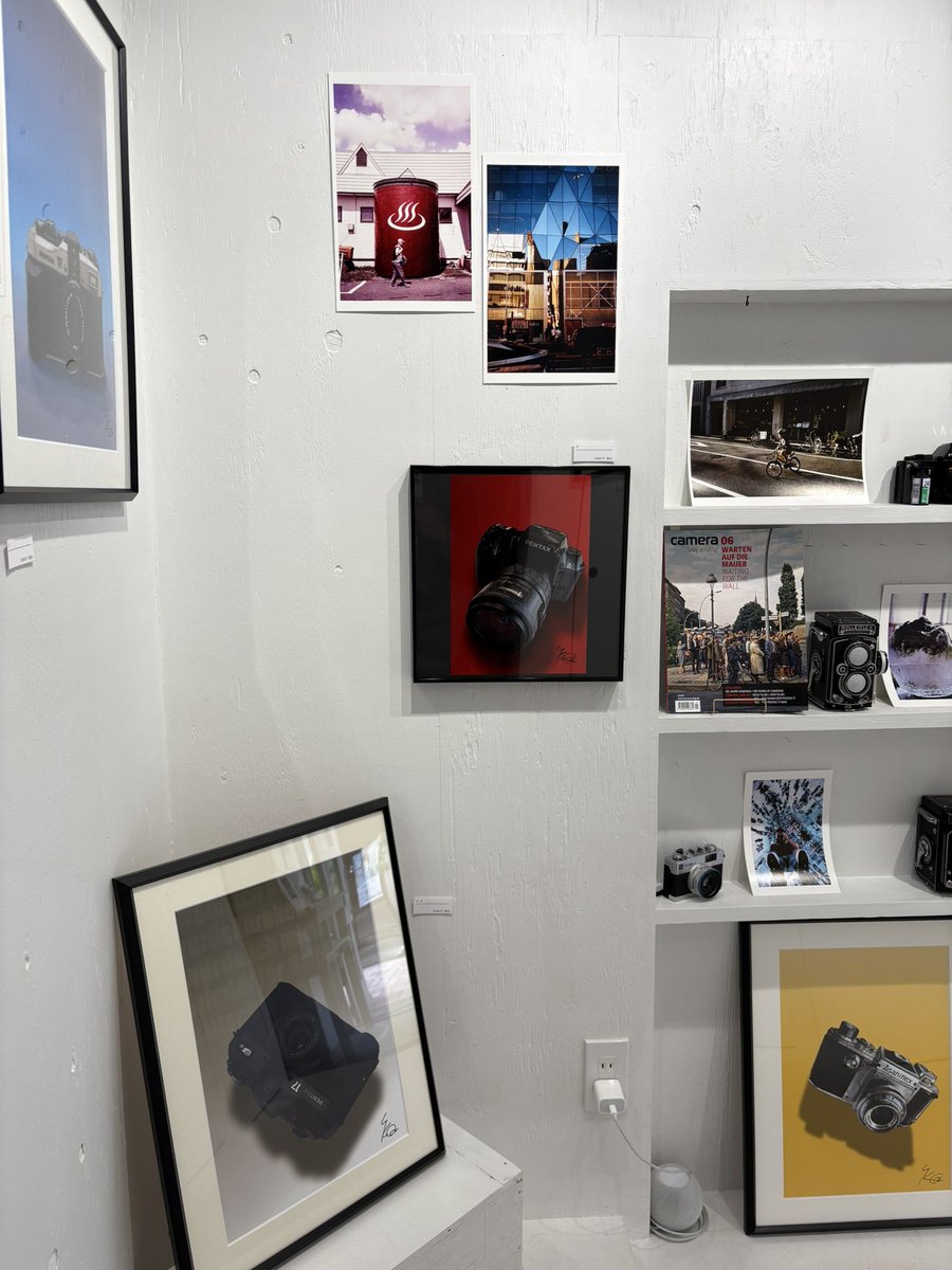 takeeee507's tweet image. 本日、写真家　鹿野貴司さんと五日間にわたって開催させて頂きましたコラボ展“Connect ”が終了致しました。一言でいうと本っっっ当に楽しい展示会となりました。お越し頂きましたたくさんの皆様、心より感謝申し上げます！
#鹿野貴司
#tkocamera 
#filmcamera